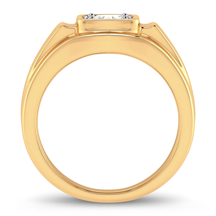 14K 0.50CT DIAMOND MENS RING