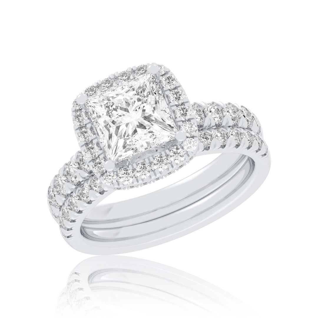 Certified 1.62CT Lab Diamond Engagement Ring in White Gold