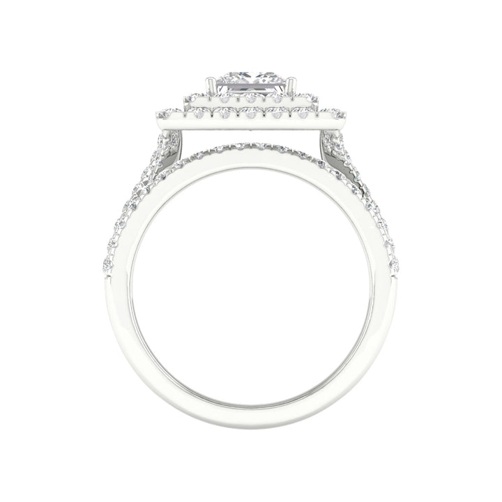 14k White Gold 2.75CT Lab Grown Diamond Bridal Brilliance Set