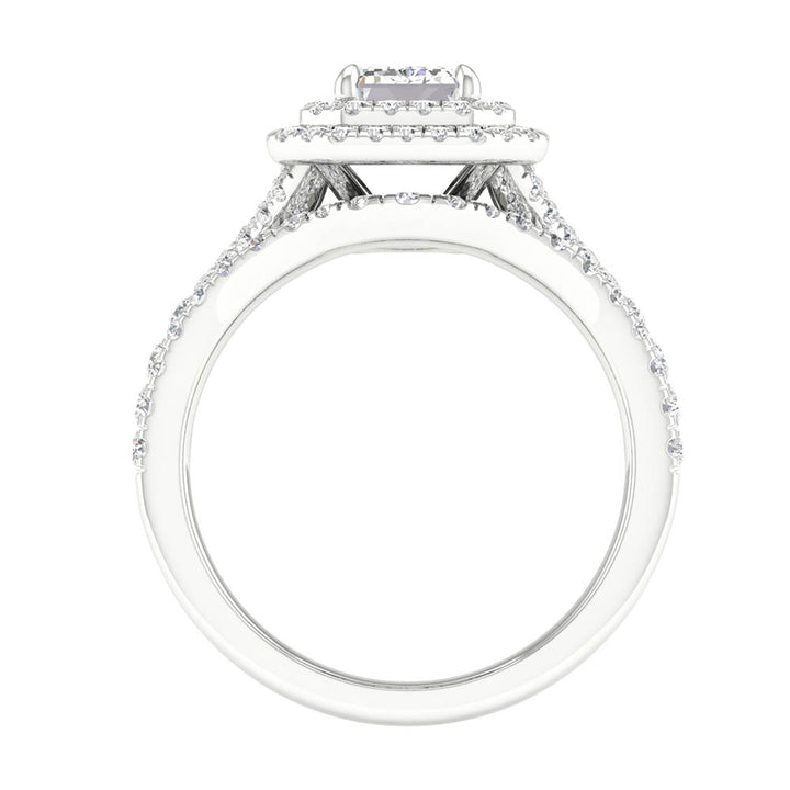 Brilliant 14K White Gold Lab Grown Diamond Bridal Set 2.25CT