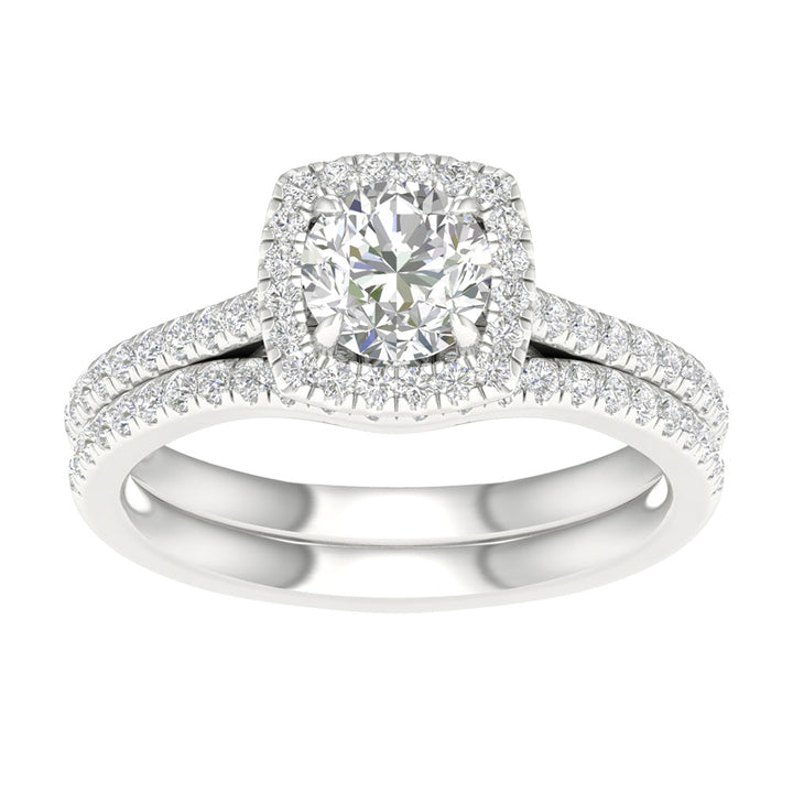 14K Yellow Gold 1.75CT Lab Grown Diamond Bridal Elegance Set