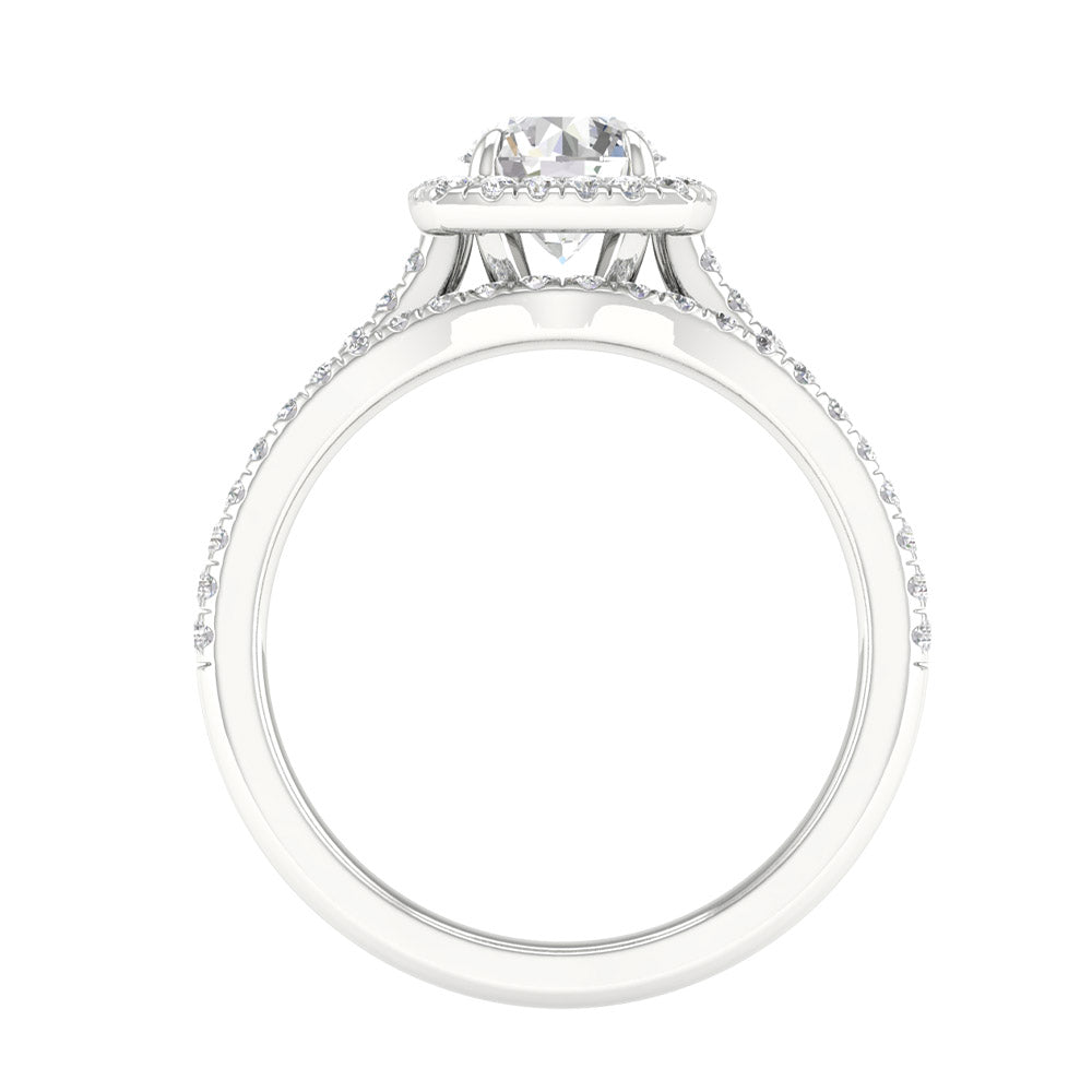 14K Yellow Gold 1.75CT Lab Grown Diamond Bridal Elegance Set