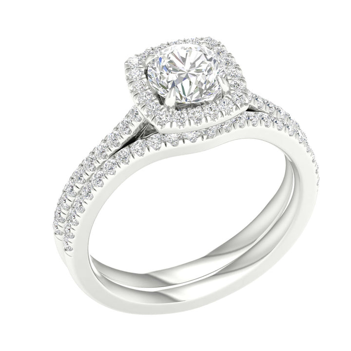 14K Yellow Gold 1.75CT Lab Grown Diamond Bridal Elegance Set