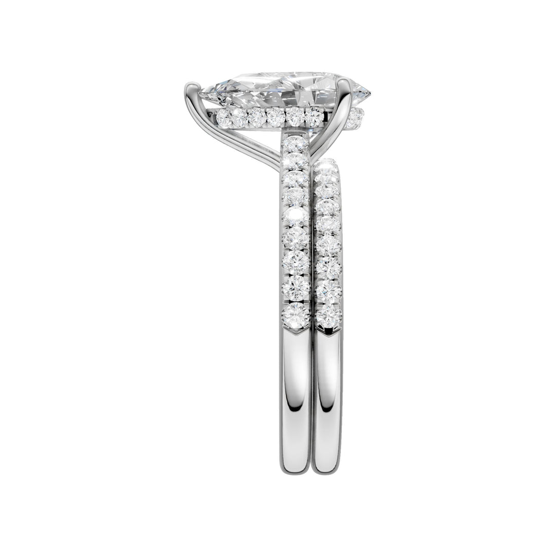 Platinum   2.50ct Lab Grown Diamond Bridal Set