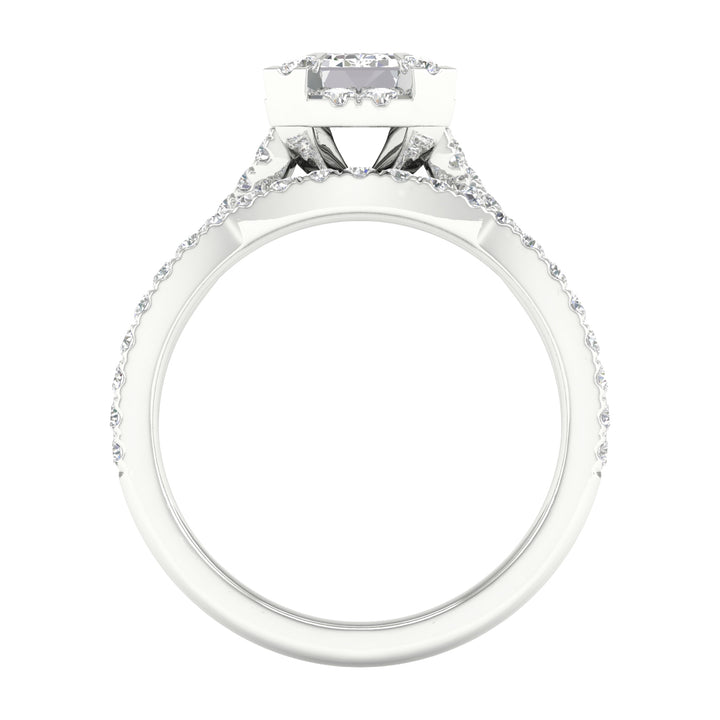 14k White Gold 1.75CT Lab Grown Diamond Bridal Brilliance Set