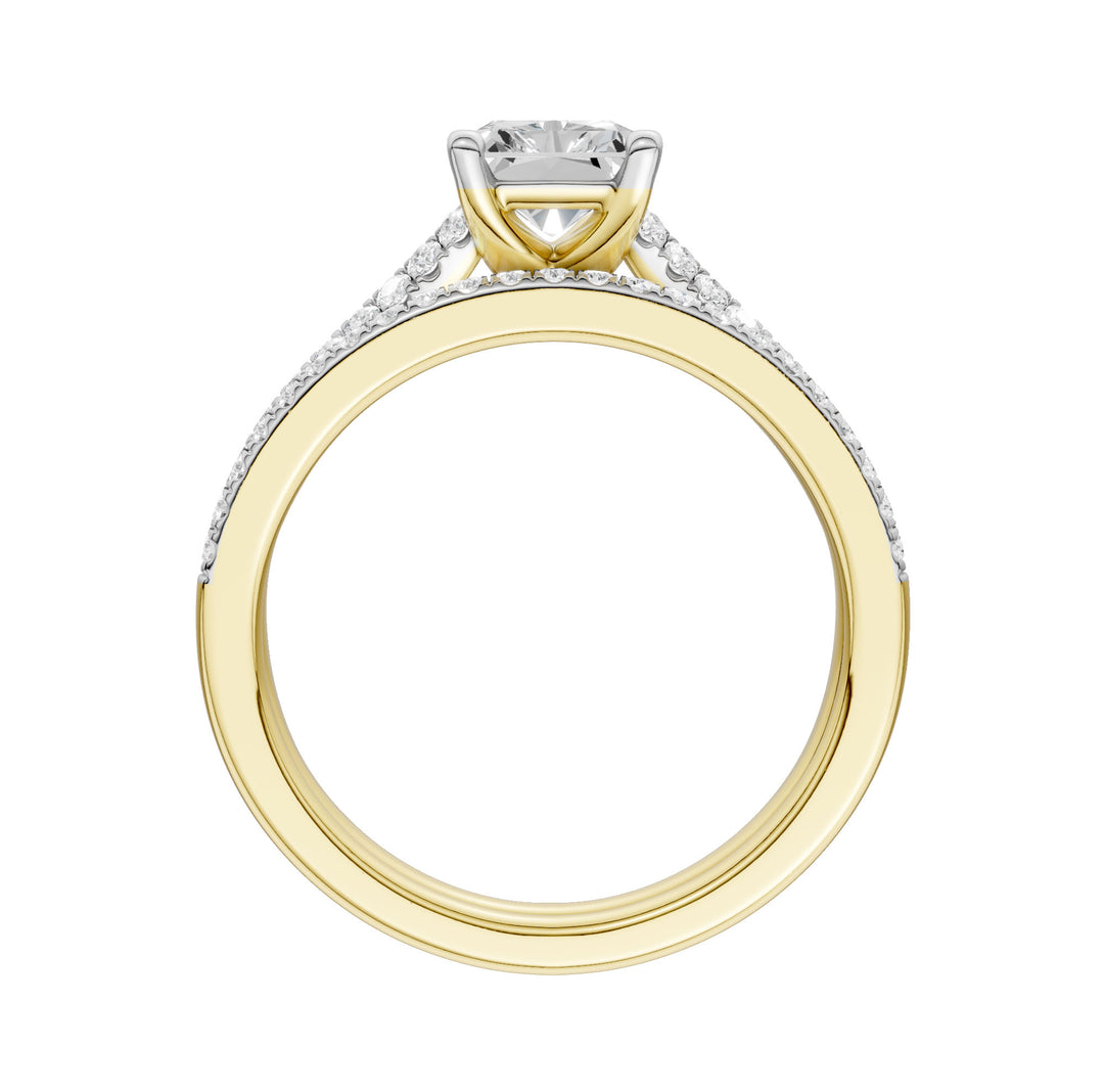 Certified Lab Grown 14K 2.40CT Diamond Bridal Set