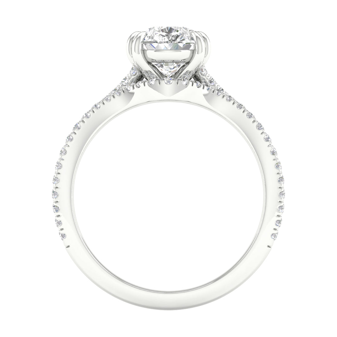 14K Yellow Gold 2.50CT Lab Grown Diamond Bridal Set