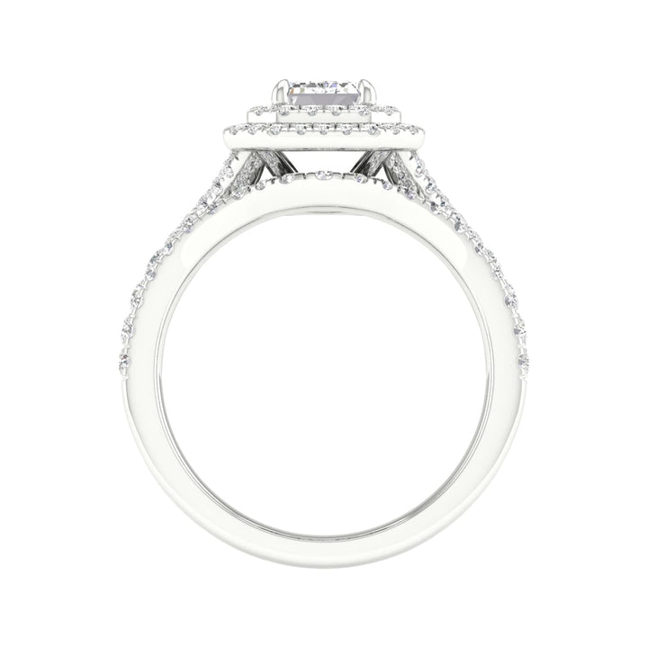 14k White Gold 1.75CT Lab Grown Diamond Bridal Elegance Set