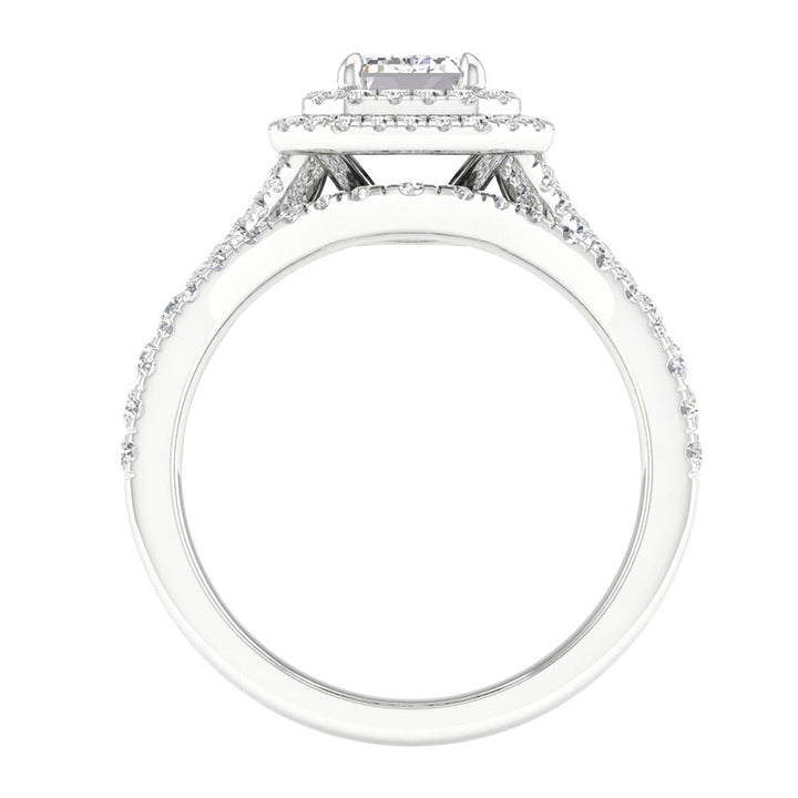 14k White Gold 1.75CT Lab Grown Diamond Bridal Brilliance Set