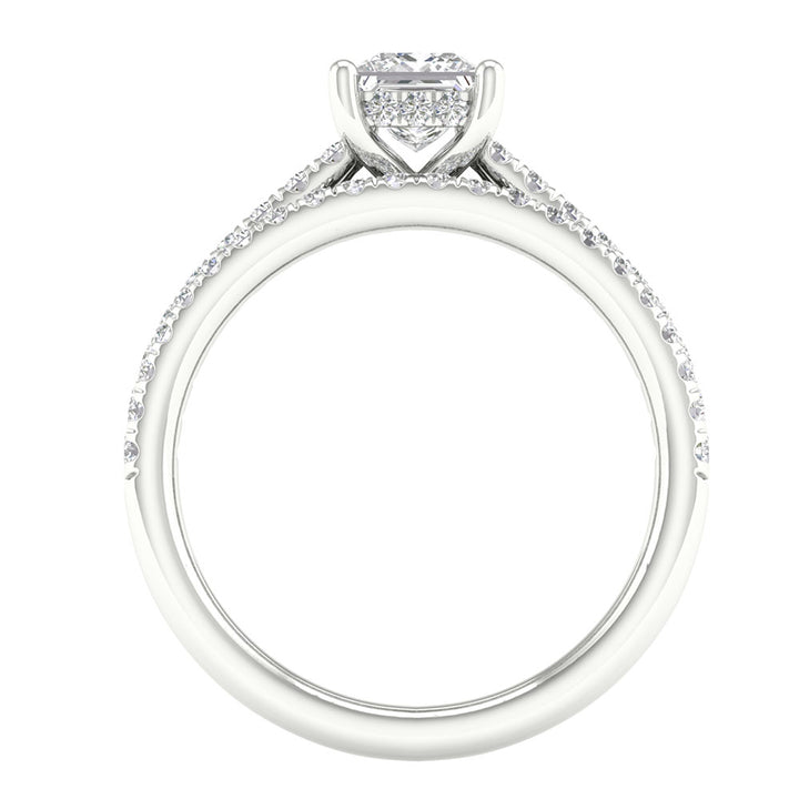 14k White Gold 1.76ct Lab Grown Diamond Bridal Set