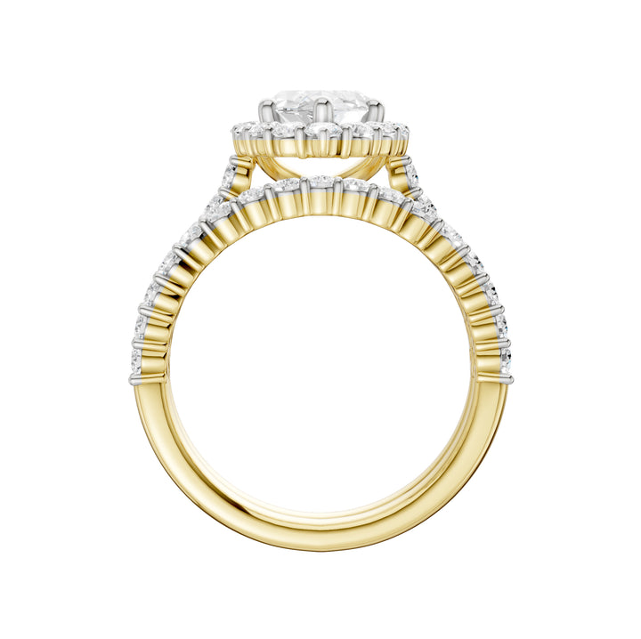 14K 3.00CT DIAMOND BRIDAL SET