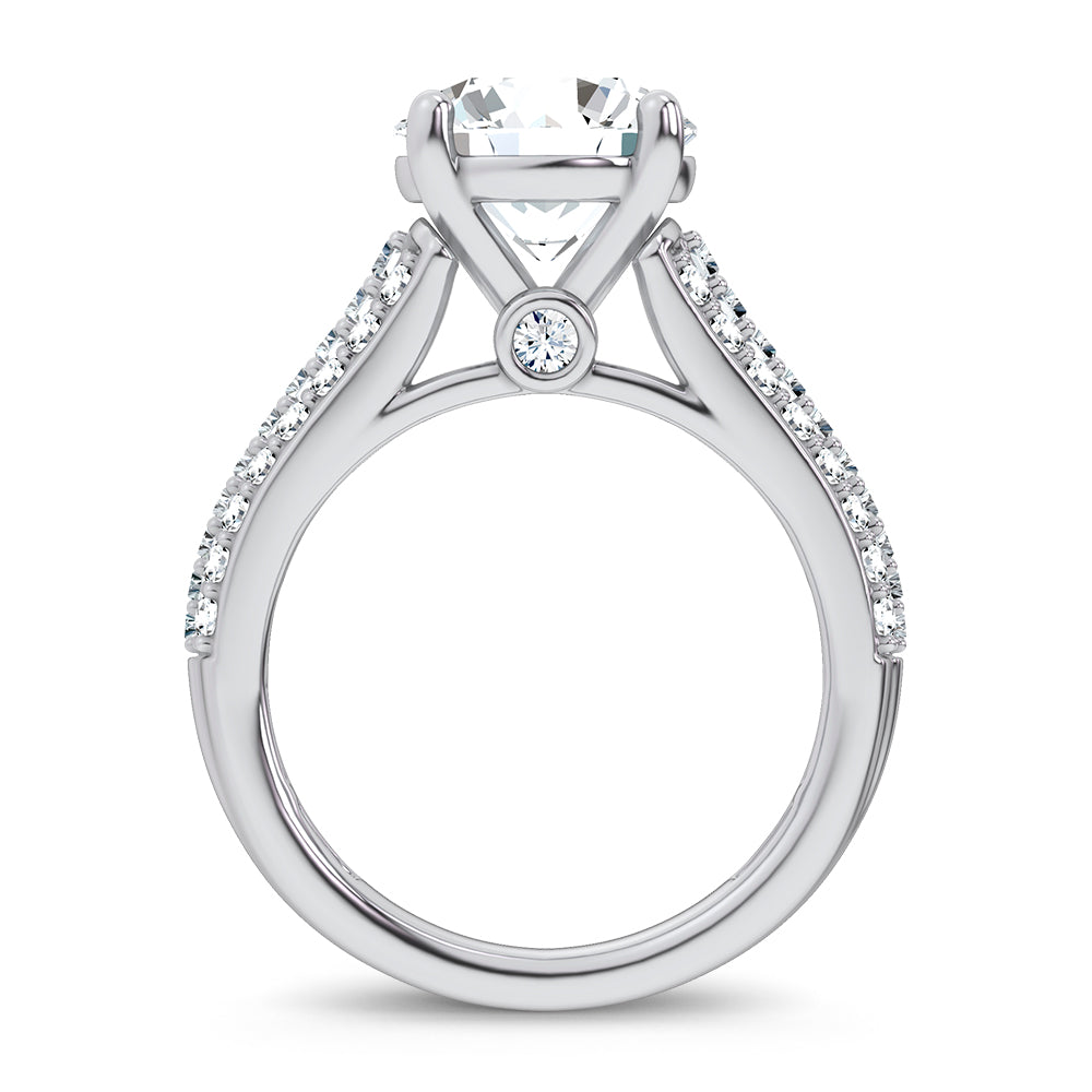 14K 3.75CT Certified Lab Grown Engagement Ring