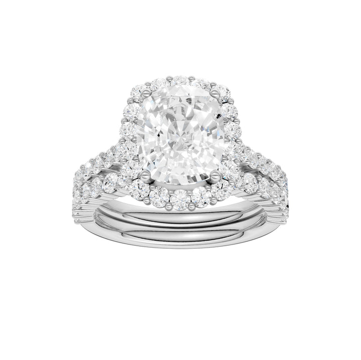 14K 4.00CT DIAMOND BRIDAL SET
