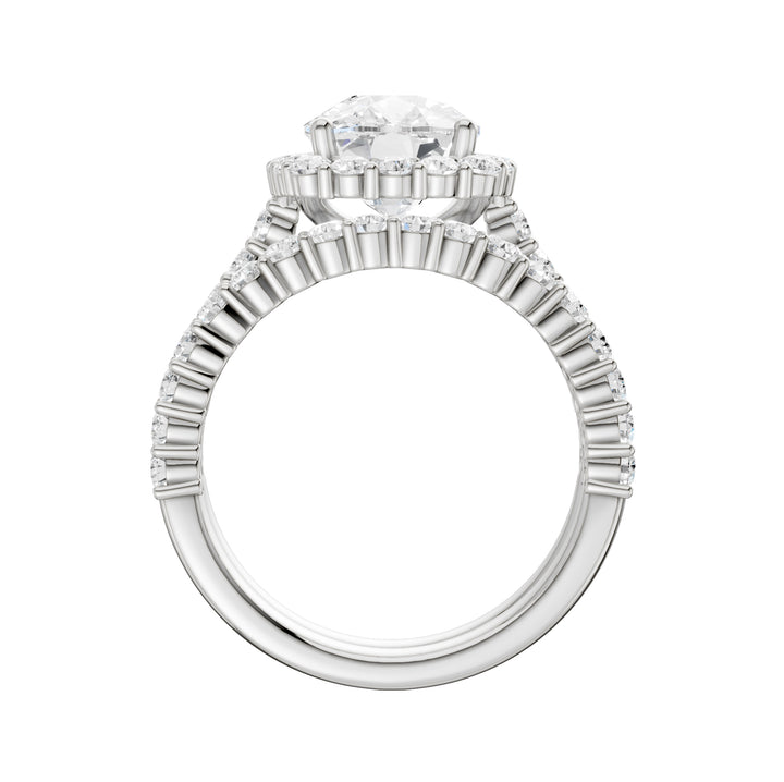 14K 4.00CT DIAMOND BRIDAL SET
