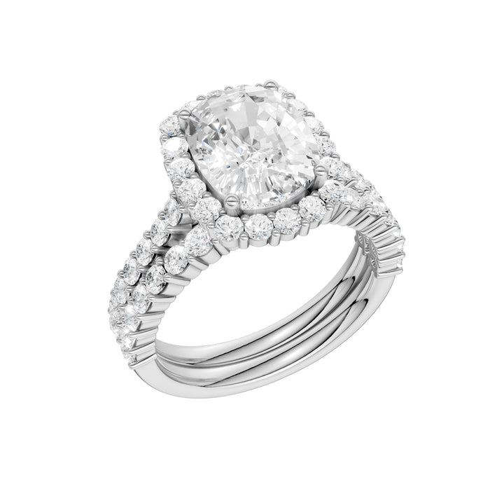 14K 4.00CT DIAMOND BRIDAL SET