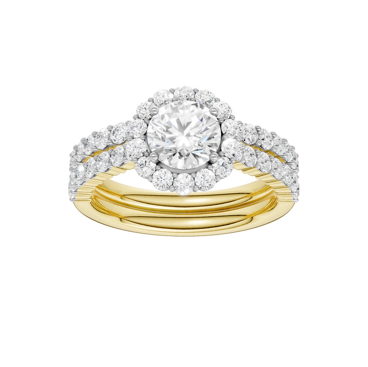 14K 2.00CT DIAMOND BRIDAL SET