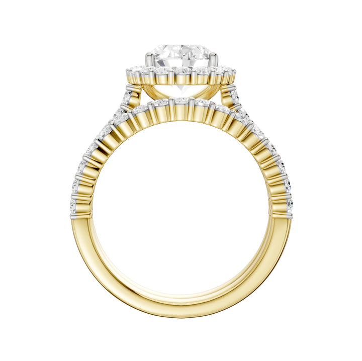 14K 3.00CT DIAMOND BRIDAL SET