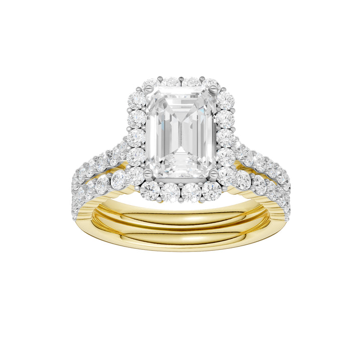 14K 3.00CT DIAMOND BRIDAL SET