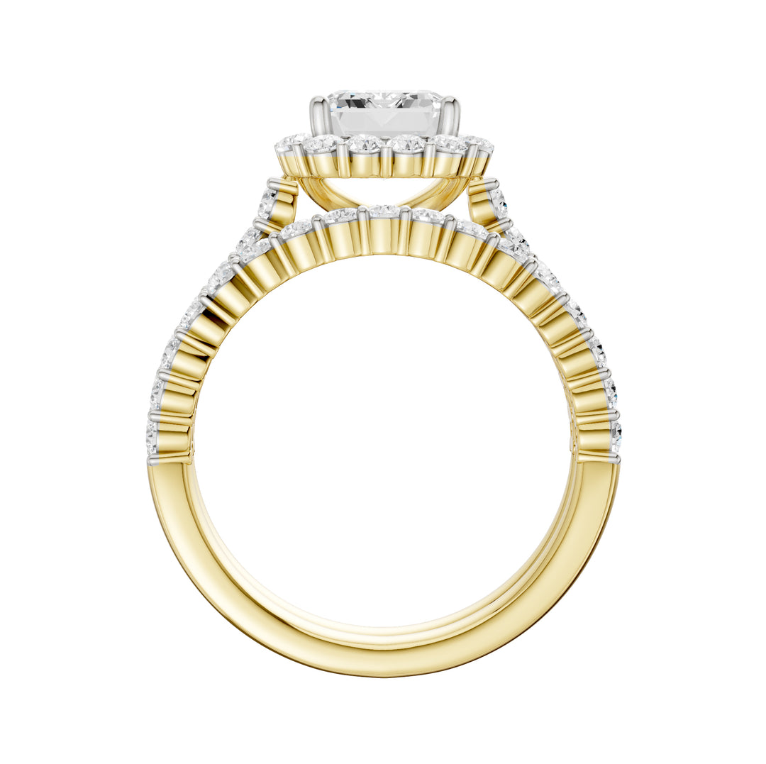 14K 3.00CT DIAMOND BRIDAL SET