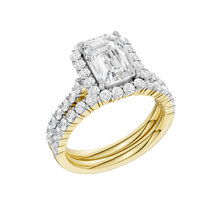 14K 3.00CT DIAMOND BRIDAL SET