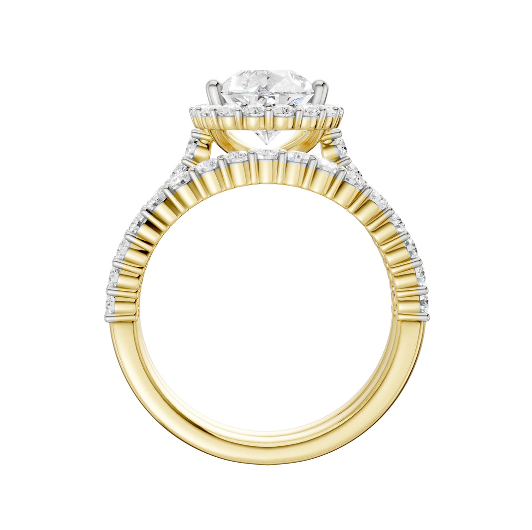 14K 3.00CT DIAMOND BRIDAL SET