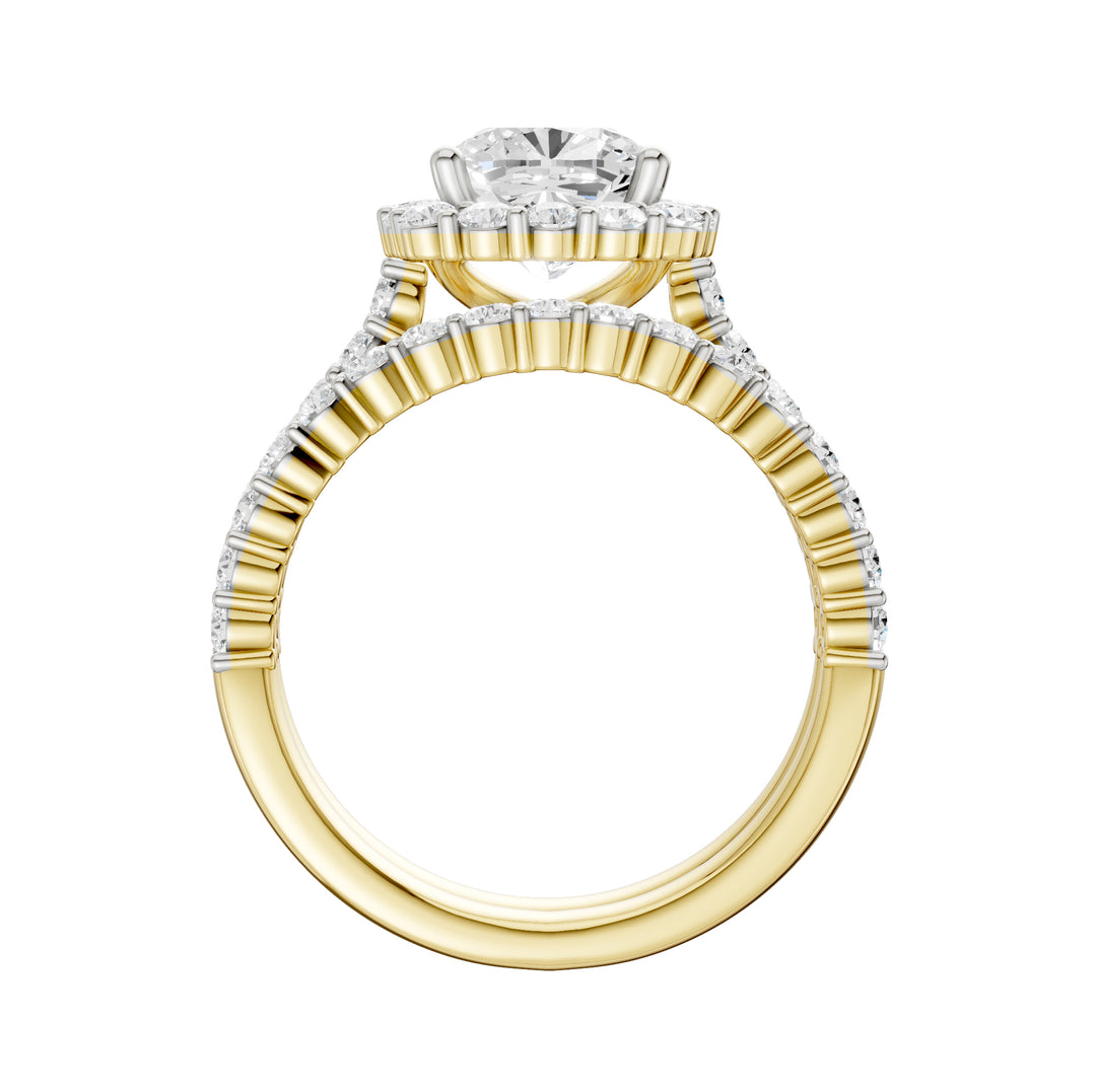 14K 3.00CT DIAMOND BRIDAL SET
