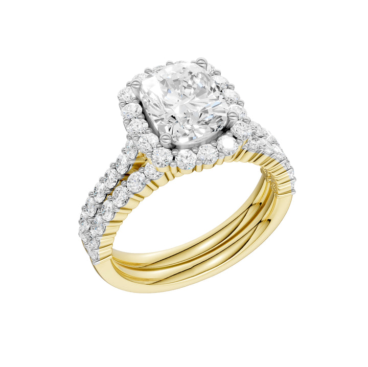 14K 3.00CT DIAMOND BRIDAL SET