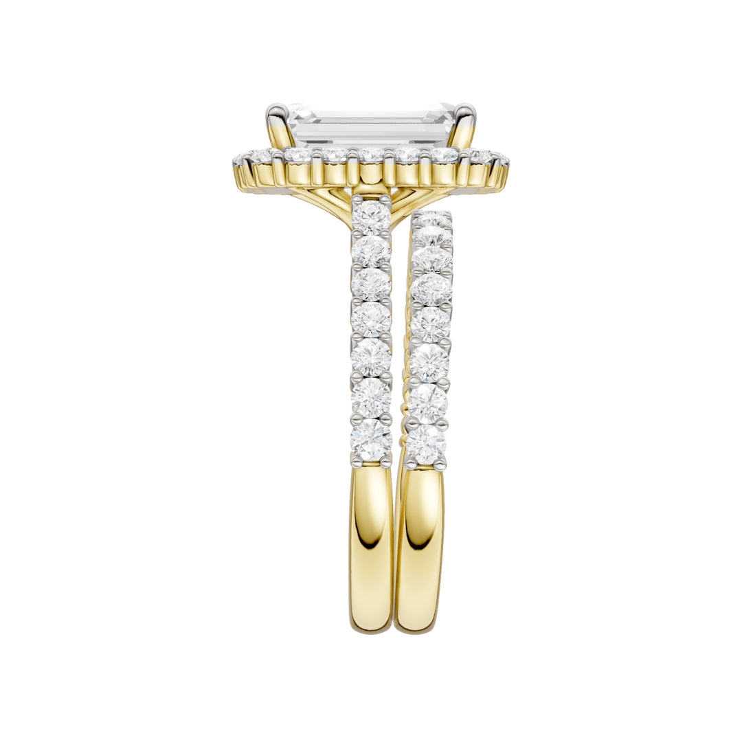 14K 4.00CT DIAMOND BRIDAL SET