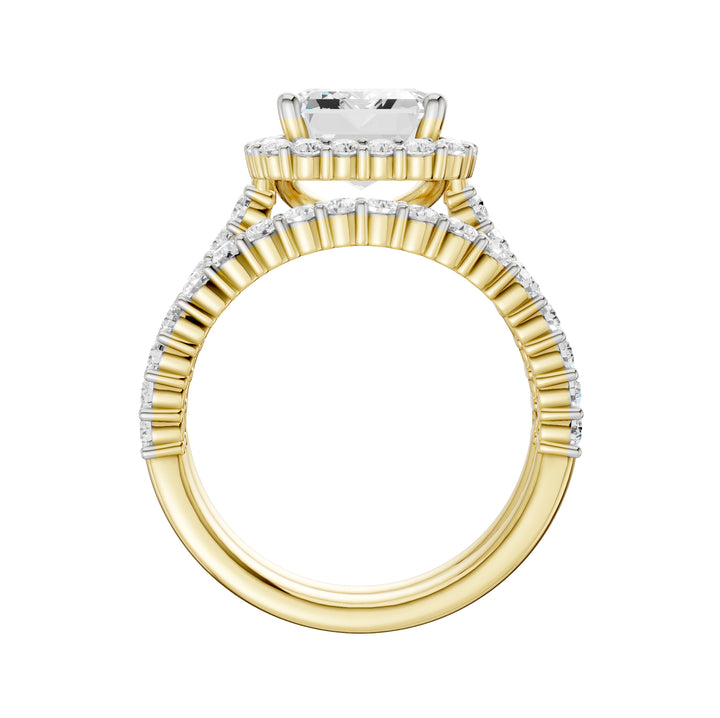 14K 4.00CT DIAMOND BRIDAL SET