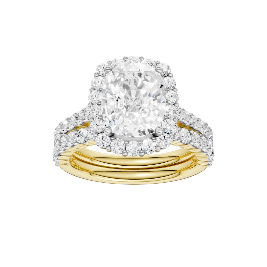 14K 4.00CT DIAMOND BRIDAL SET