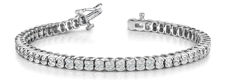 Platinum 2 1/6 ct tw Fashion Diamond Bracelet