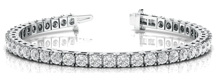Lab Diamond In-Line Tennis Bracelet