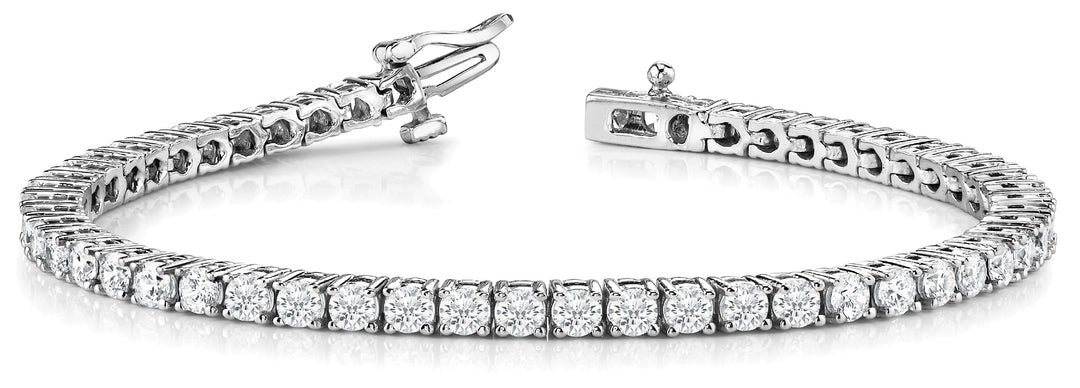 40 Stone Lab Diamond In Line Prong Bracelet