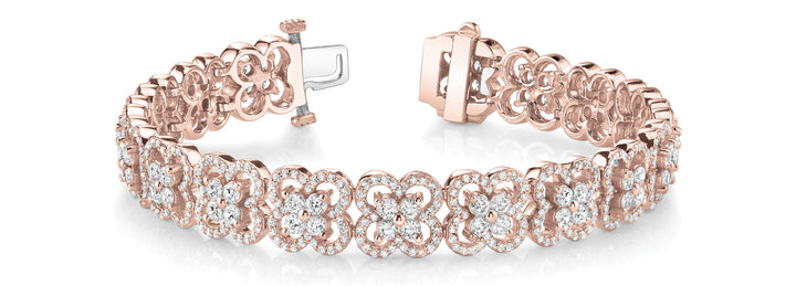 18K Rose Gold Lab Diamond Fashion Bracelet