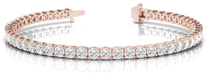 Rose Gold Lab Diamond Tennis Bracelet