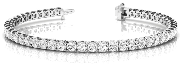 14K White Gold Diamond Tennis Bracelet