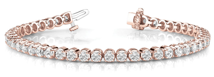 18K Rose Gold Diamond Fashion Bracelet