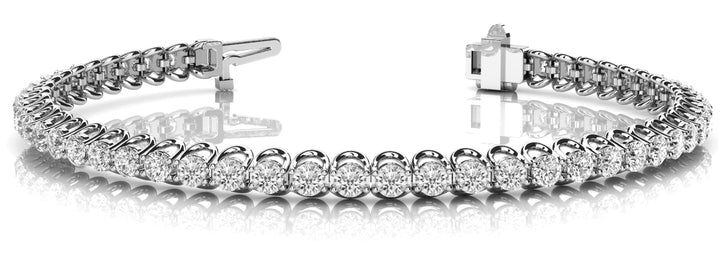 Lab Diamond In-Line Tennis Bracelet
