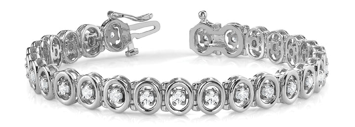Platinum Diamond Line Bracelet | 1.86 ctw