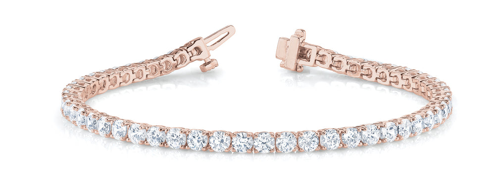 18K Rose Gold Diamond Fashion Bracelet