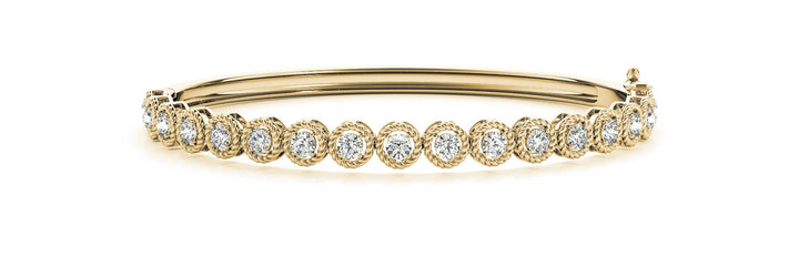 14K Yellow Gold 5/8 ct tw Fashion Diamond Bracelet