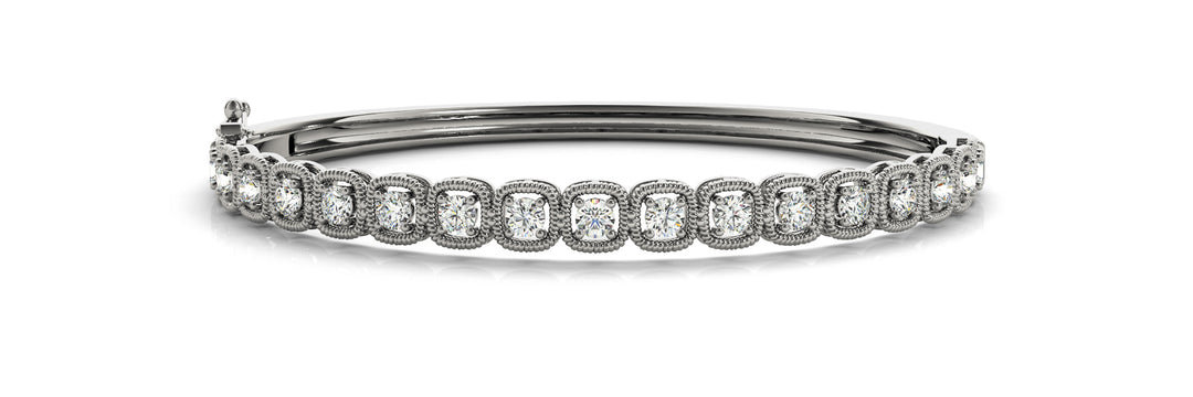 14K White Gold 5/8 ct Diamond Fashion Bracelet