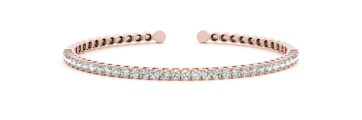 18K Rose Gold Diamond Fashion Bracelet