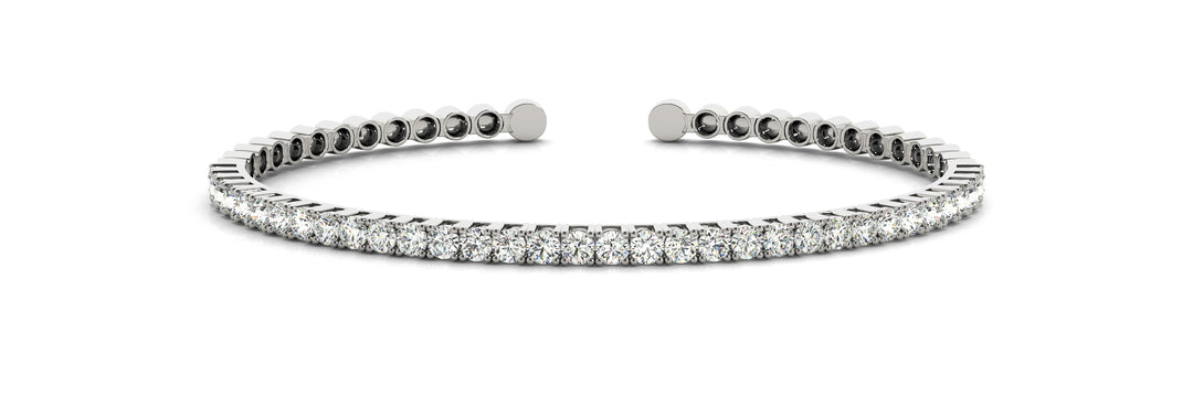 14K White Gold Diamond Fashion Bracelet