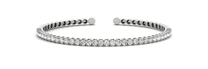 14K White Gold Diamond Fashion Bracelet