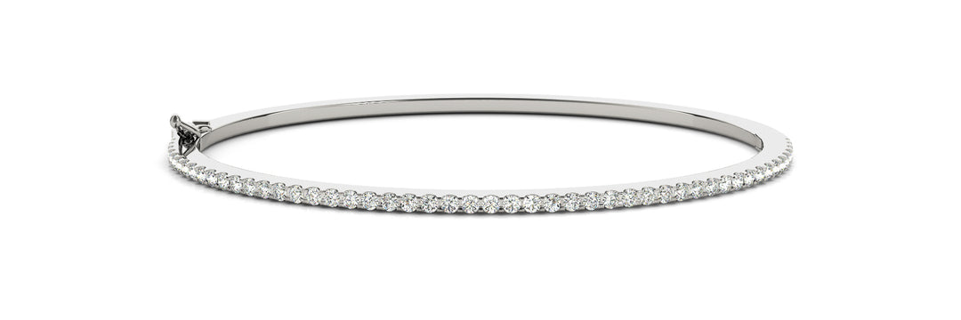 14K White Gold Diamond Fashion Bracelet