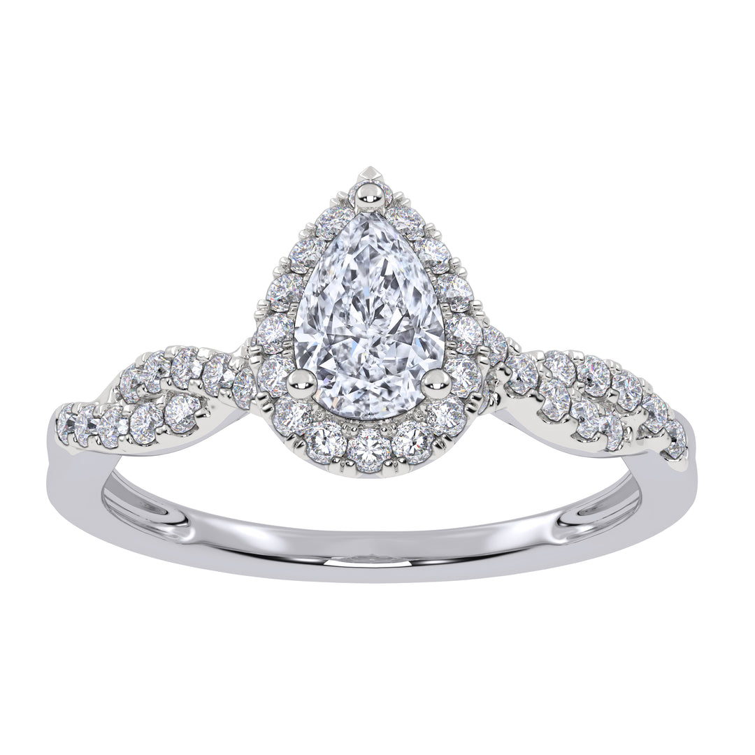 10K 0.51CT Lab Grown Promise Ring
