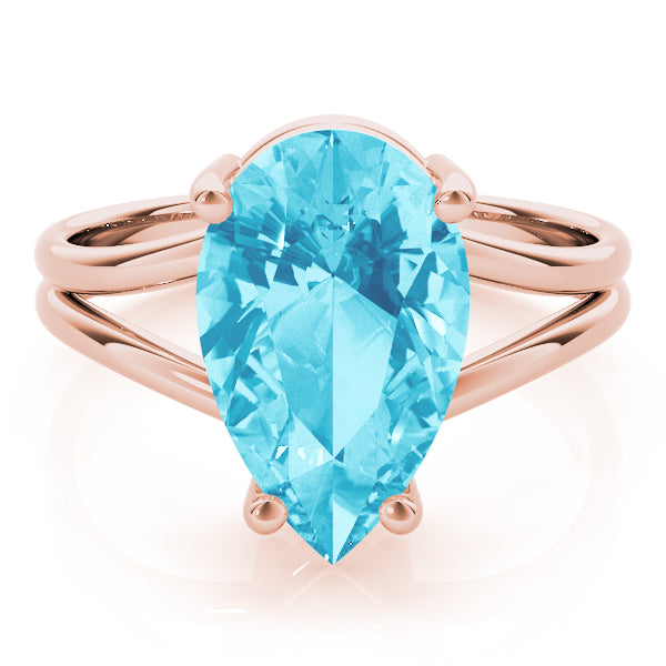 14K Rose Gold Diamond Fashion Ring