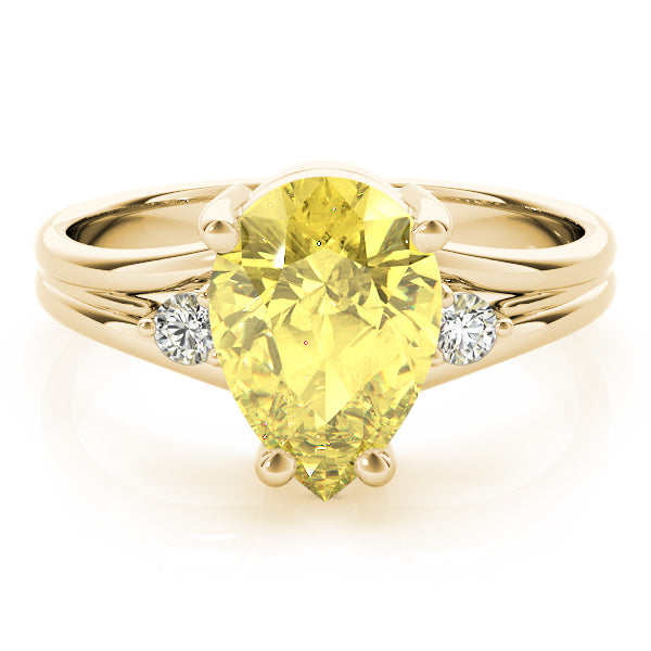 14K Yellow Gold Multi-Diamond Fashion Ring