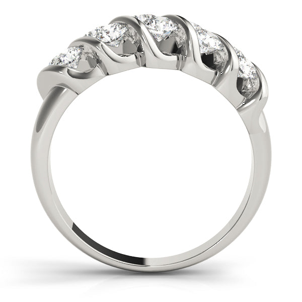 Platinum White Diamond Wedding Ring
